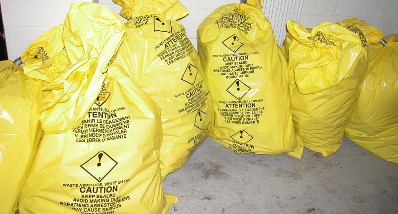 Image of hazardous waste bags