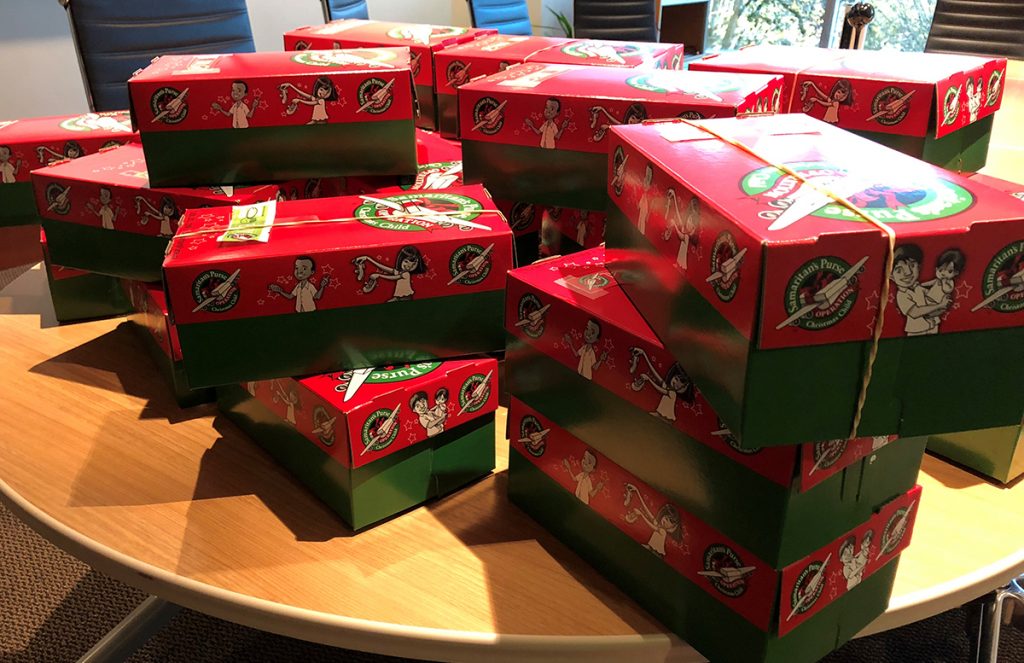OCC Shoes Boxes before being delivered
