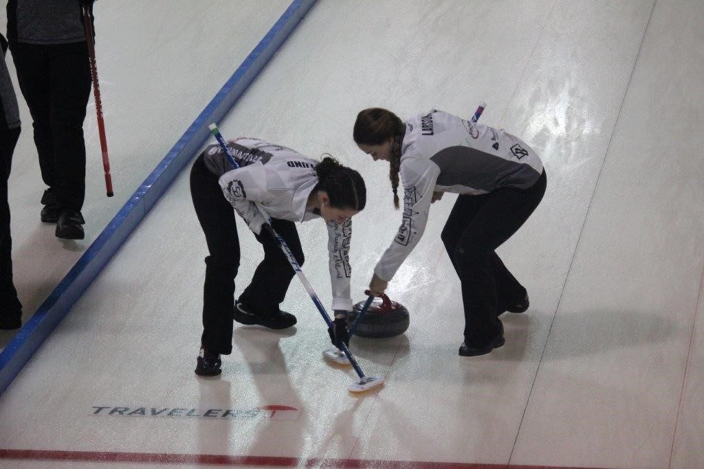 curling in action
