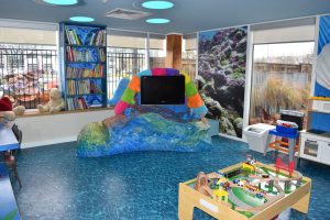 Hamilton Ronald McDonald House Water themed playroom