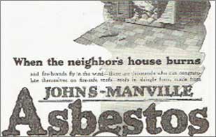 Asbestos Shingles Ad